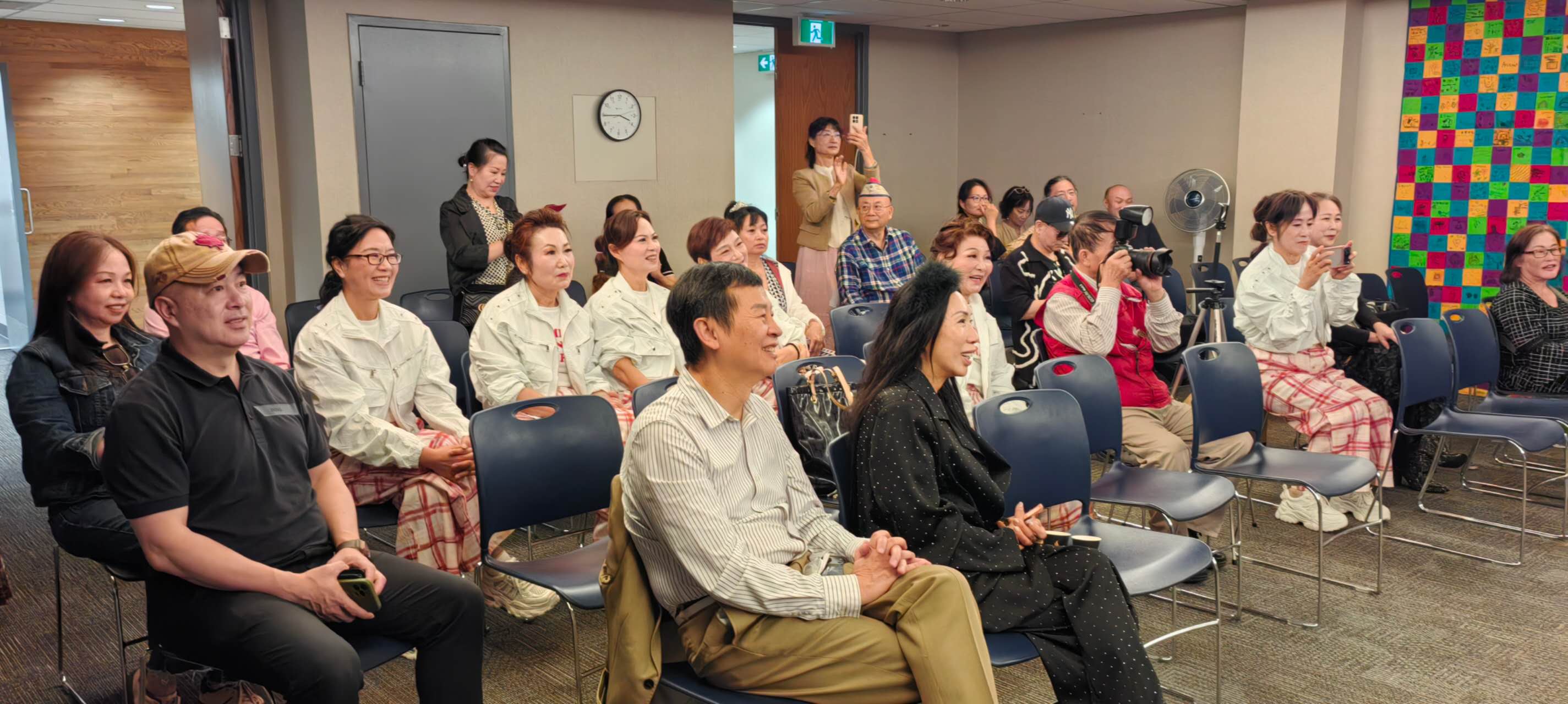 Audience enjoying the event