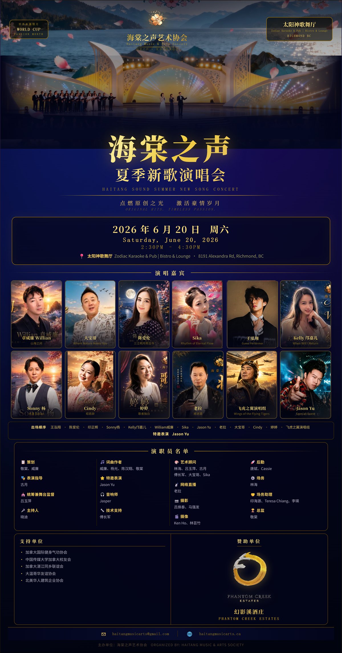 Cast staff poster