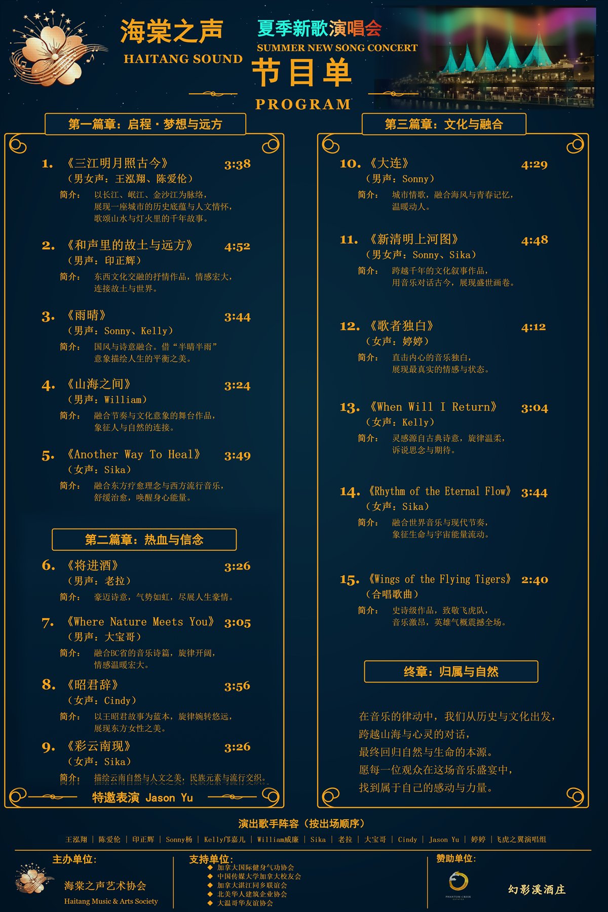 Program poster