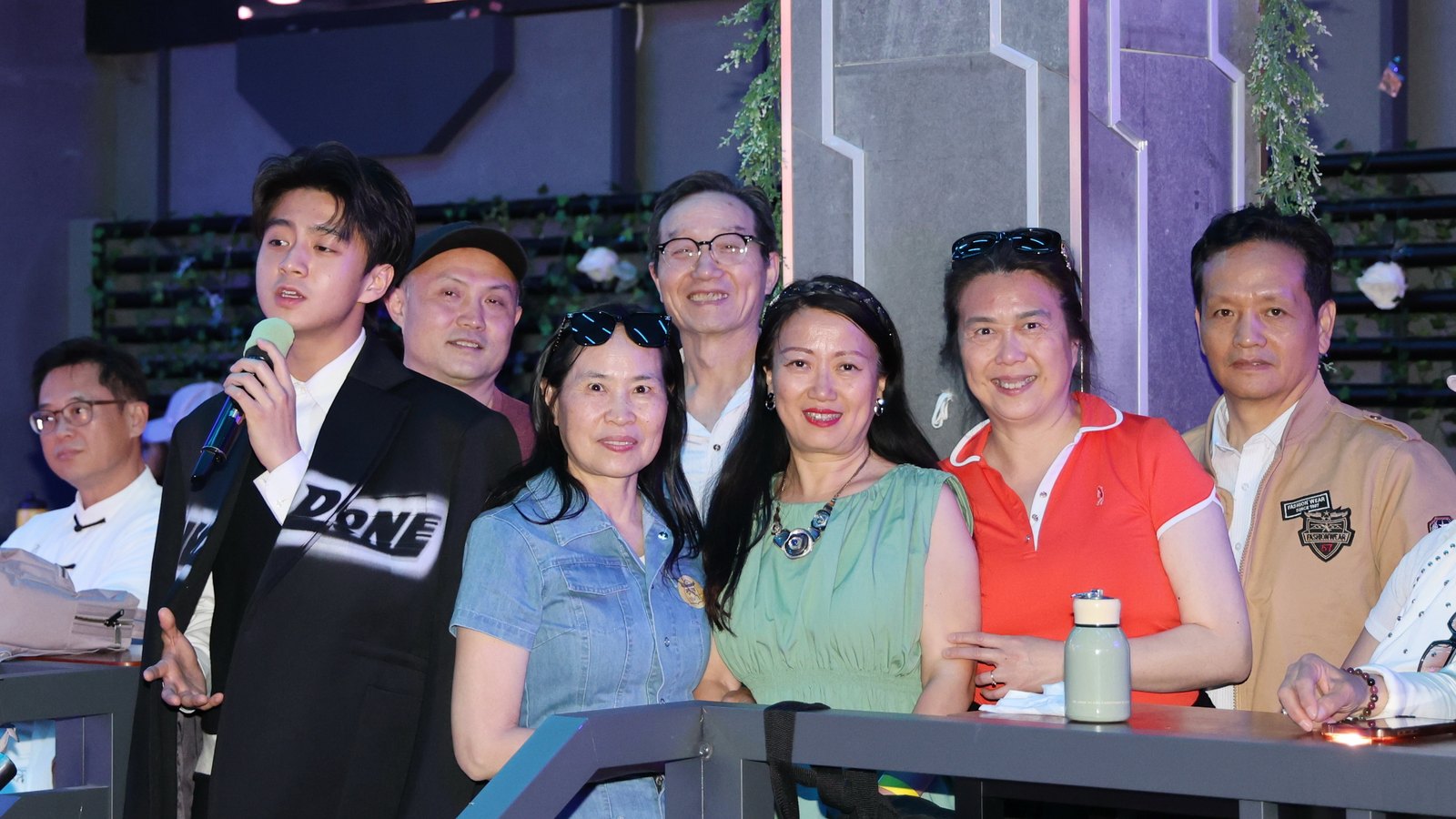 Audience and performer photo